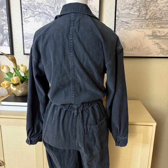 CITIZENS OF HUMANITY Surplus Black Wash Denim Jumpsuit Size XS - Picture 6 of 9